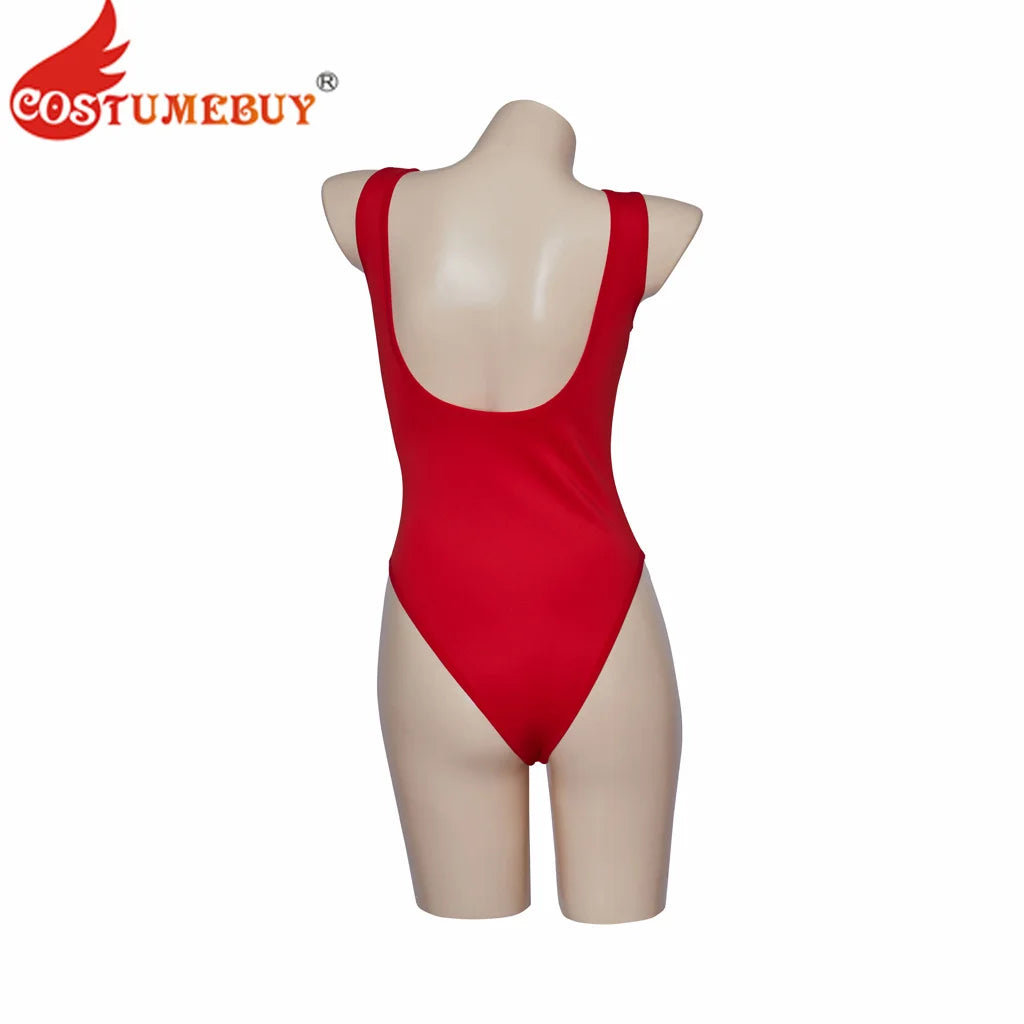 Pam and Tommy Cosplay Costume – Red Pamela Anderson Role-Playing Baywatch Jumpsuit One-Piece Swimsuit Bodysuit for Women - Premium Cosplay Costumes from Lizard Vigilante - Just $38.88! Shop now at Lizard Vigilante