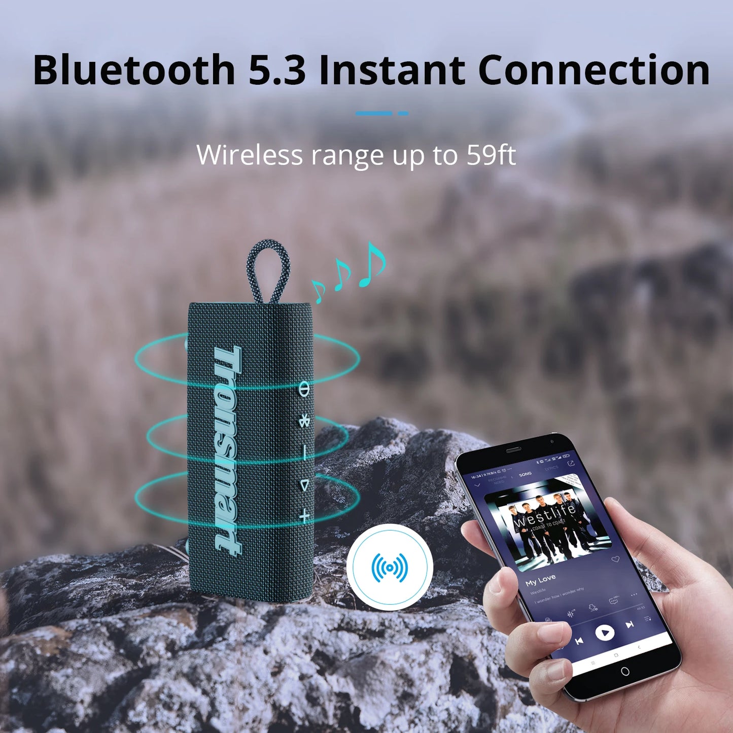 Tronsmart Trip Bluetooth 5.3 Speaker – Dual-Driver Portable Speaker with IPX7 Waterproof, True Wireless Stereo, 20 Hours Playtime for Outdoor Adventures - Premium speaker from Lizard Vigilante - Just $51.08! Shop now at Lizard Vigilante