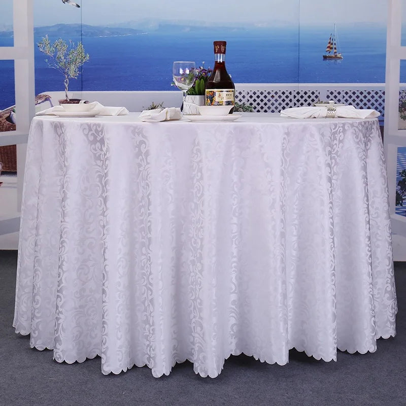 Polyester Jacquard Tablecloth for Hotel, Wedding, Banquet, and Party Decoration - Premium tablecloth from Lizard Vigilante - Just $32.88! Shop now at Lizard Vigilante