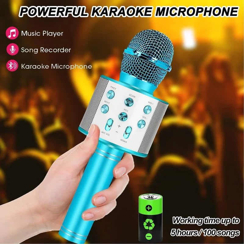 Handheld Karaoke Microphone for Kids – Fun Toys for 4-15 Year Old Girls - Premium microphone from Lizard Vigilante - Just $22.88! Shop now at Lizard Vigilante