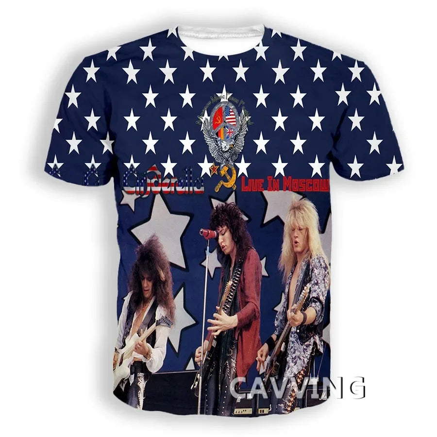 Cinderella Rock 3D Print Tee – Fierce Harajuku Vibes for Rebels & Royalty, Men’s & Women’s Summer Casual Streetwear - Premium tee from dsers - Just $10.99! Shop now at Lizard Vigilante