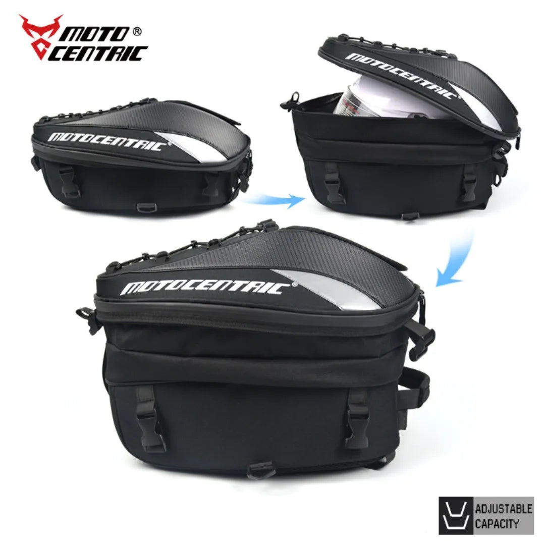 Waterproof Motorcycle Backpack | Large Capacity Biker Rear Seat Bag | Moto Travel Tail Bag - Premium backpack from Lizard Vigilante - Just $52.88! Shop now at Lizard Vigilante