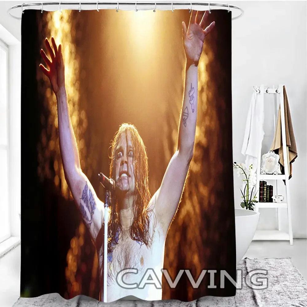 Headbang in the Bathroom: Ozzy Osbourne 3D Shower Curtain Set - Premium shower curtain from Lizard Vigilante - Just $34.99! Shop now at Lizard Vigilante