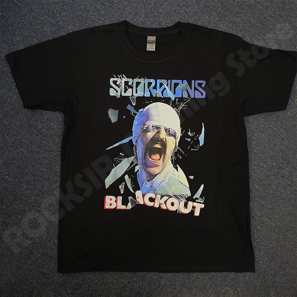 Scorpions 56th Anniversary T-Shirt – Heavy Metal Rock Band – Blackout Cotton Round Neck Graphic Tee - Premium T-Shirt from Lizard Vigilante - Just $22.99! Shop now at Lizard Vigilante