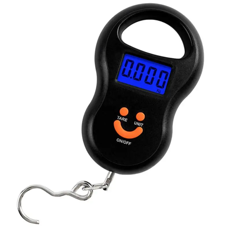 Portable 50kg Digital Hanging Scale with LCD Backlight – Ideal for Kitchen, Travel, Luggage, and Fishing - Premium scale from Lizard Vigilante - Just $15.99! Shop now at Lizard Vigilante