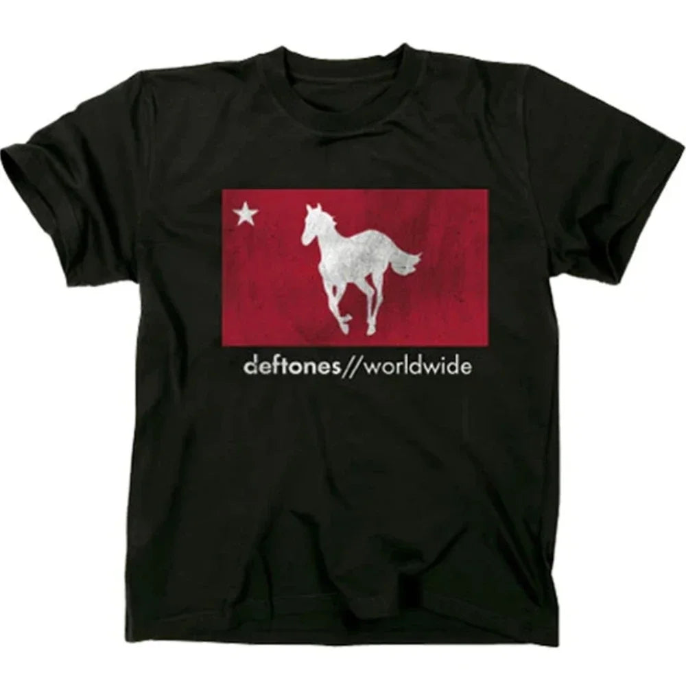 Deftones 2025 Cotton Band T-Shirt – Oversized Hip Hop Rock Tee For Men And Women