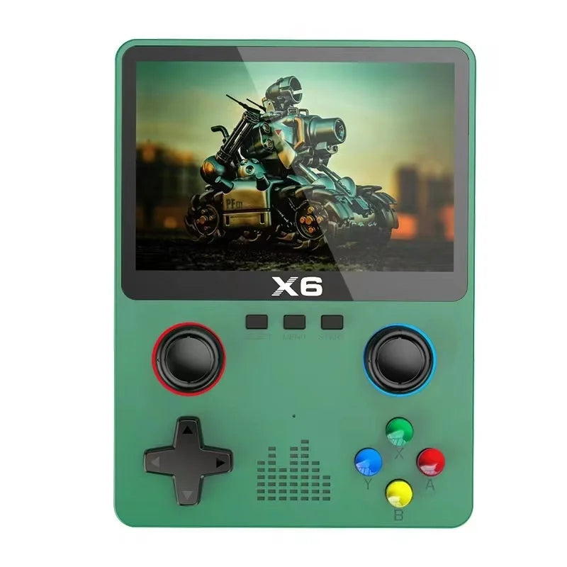 X6 Handheld Video Game Console - 3.5-inch IPS Screen, Dual Joystick, 11 Simulators, 2000mAh Battery, Retro Gaming Console for Kids - Gift Ready - Premium handheld game from Lizard Vigilante - Just $39.99! Shop now at Lizard Vigilante