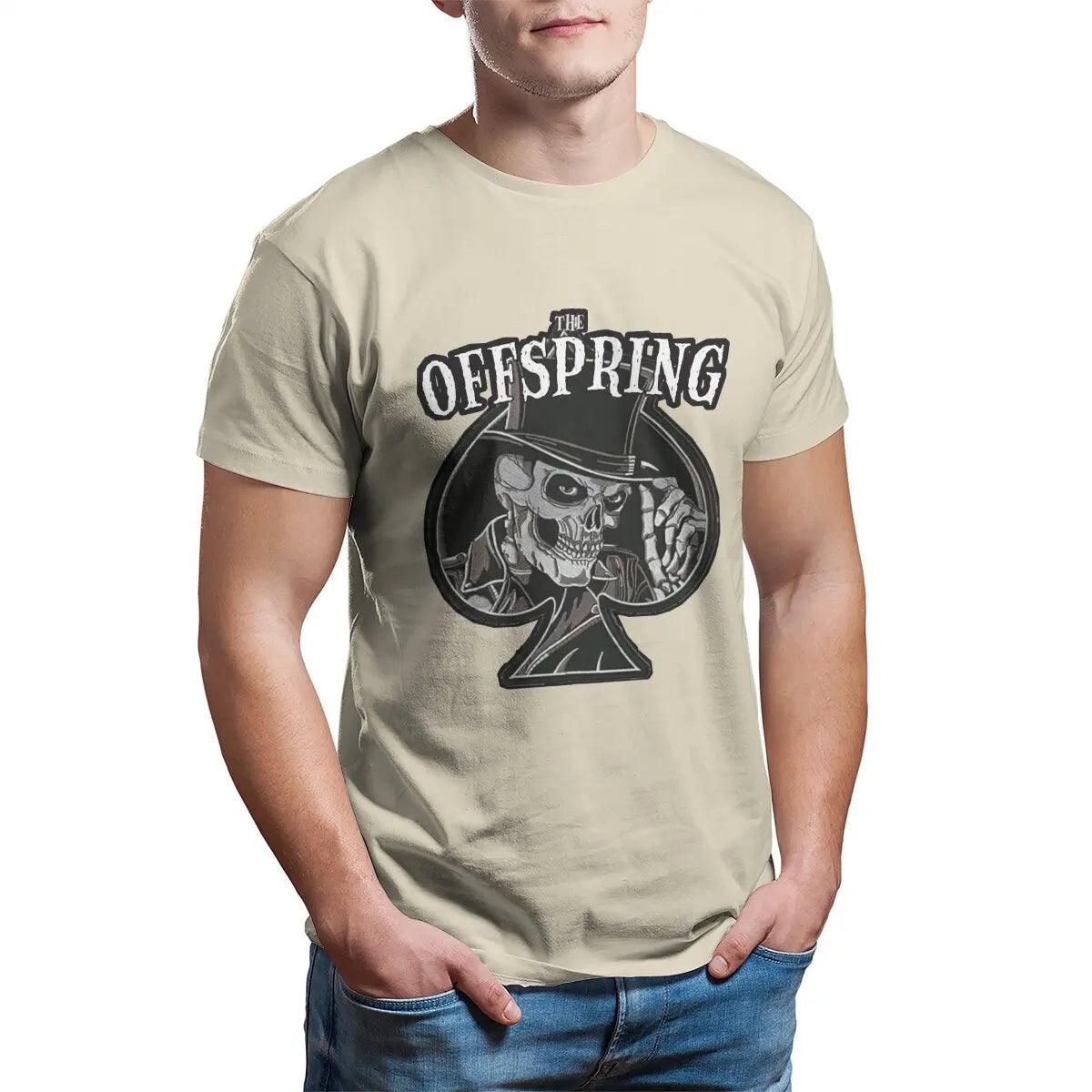 the offspring AS Men's T Shirt The Offspring Cool Tees Short Sleeve O Neck T-Shirts 100% Cotton Birthday Present Tops - Lizard Vigilante