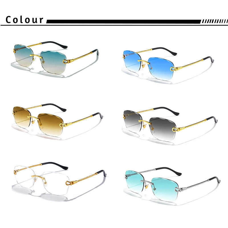 Rimcutter Royale: Caterside Retro Gradient Sunglasses – Blade Lens Street Icon Shades - Premium shades from dsers - Just $15.99! Shop now at Lizard Vigilante