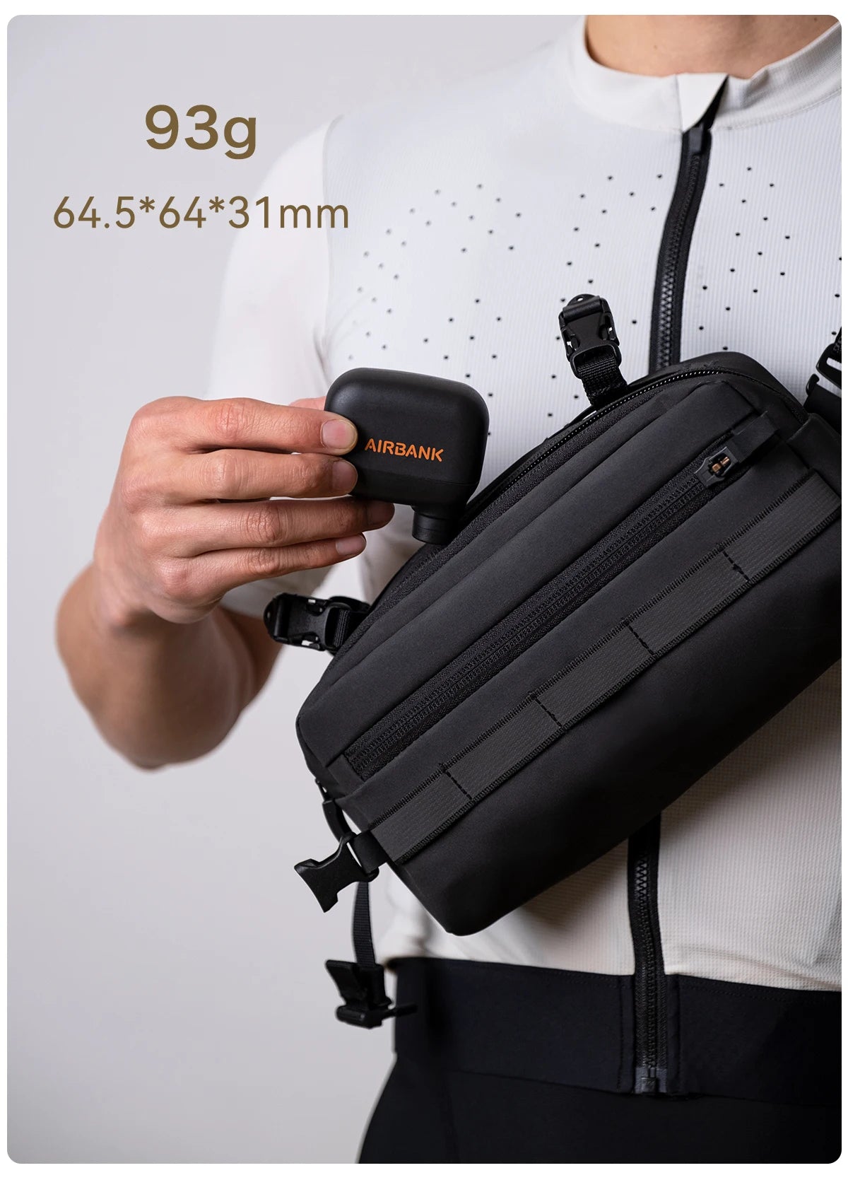 AIRBANK Pocket SE Mini Electric Pump – Ultra Compact Cordless Bike Compressor 2025 Fast Charge Edition