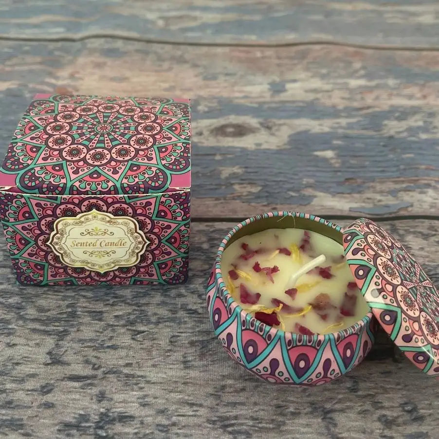 Scented Candle Handmade Natural Soy Aromatherapy Fragrance Birthday/New Year/Teacher Day/Christmas/Party Mother's Day Gift