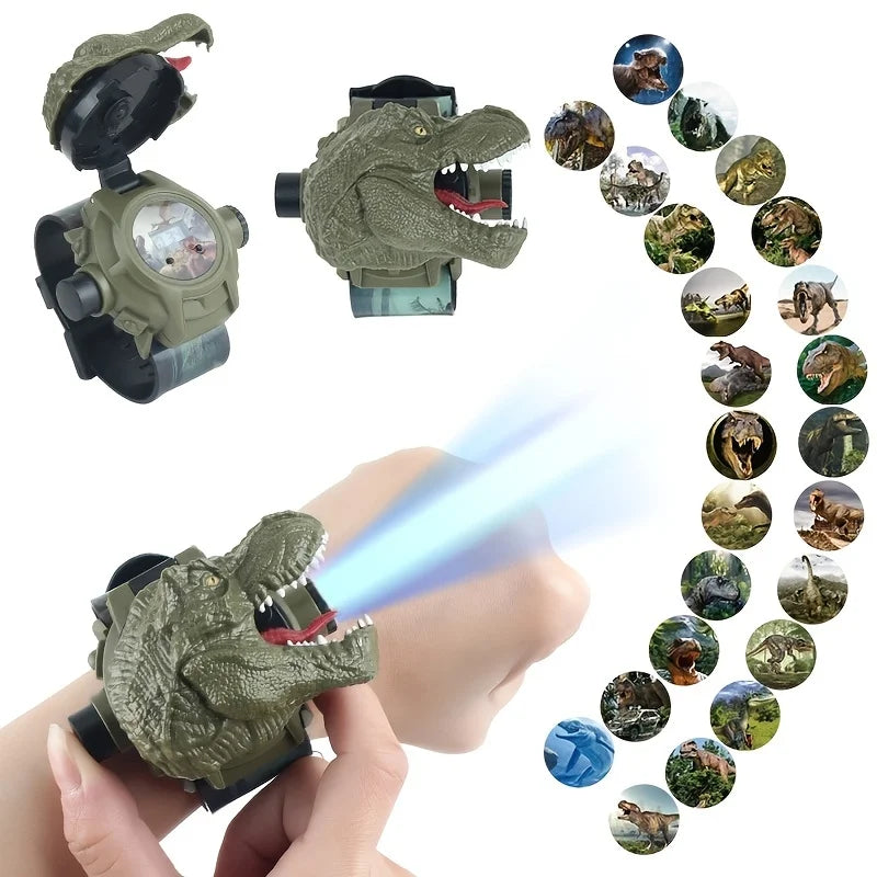 1Pc 3D Dinosaur Projection Digital Watch for Kids – Fun Luminous Toy, Kindergarten Gift - Premium watch from Lizard Vigilante - Just $28.88! Shop now at Lizard Vigilante