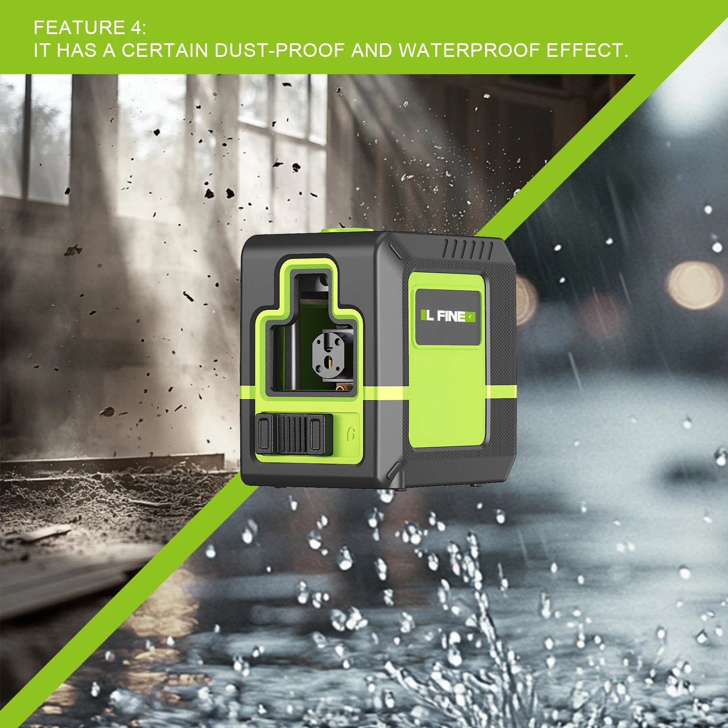 LFine 2-Line Laser Level with Tripod – Professional Horizontal & Vertical Precision 360° Self-Leveling Tool for Accurate Measurements - Premium laser level from dsers - Just $70.99! Shop now at Lizard Vigilante