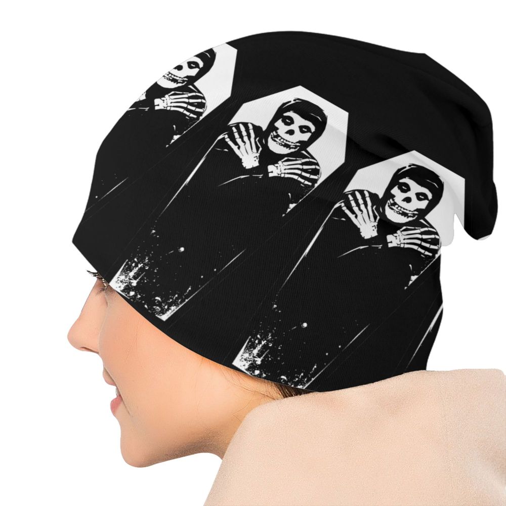 Misfits Horror Punk Rock Knit Beanie – Unisex Winter Skull Cap for Men & Women - Premium beanie from dsers - Just $19.99! Shop now at Lizard Vigilante