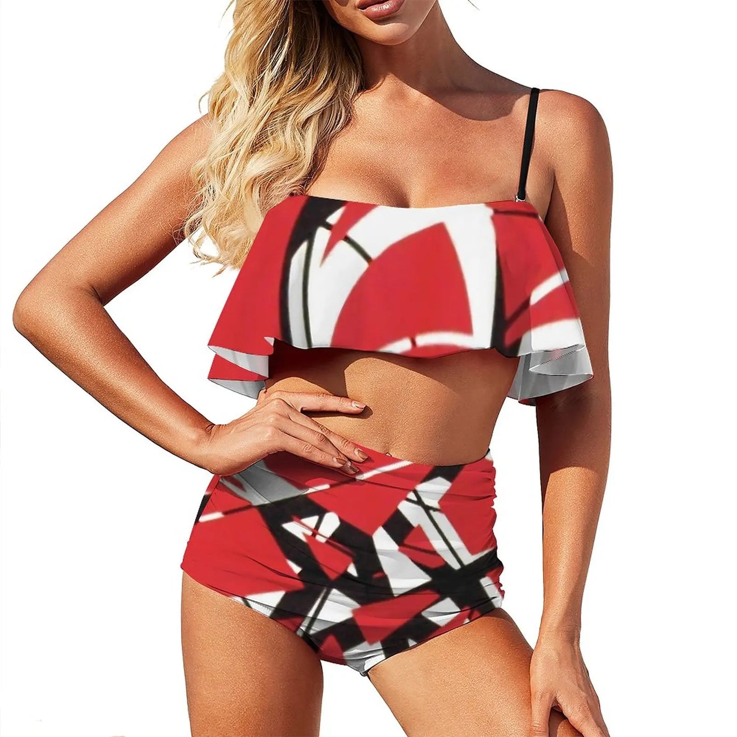 Van Halen Bikini Set: Ah Yeah Beautiful Girls - Premium bikini from Lizard Vigilante - Just $58.88! Shop now at Lizard Vigilante