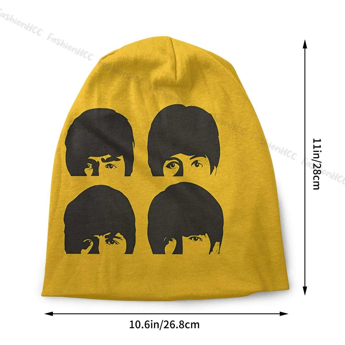 The Beatle Band Skullies Beanies Fashion Hats Head Thin Bonnet Hipster Caps Men Women's Earmuffs - Premium cap from Lizard Vigilante - Just $16.99! Shop now at Lizard Vigilante