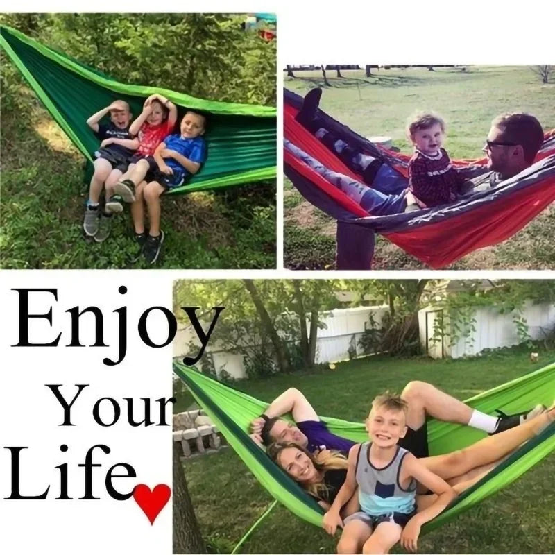 Easy To Use, Lightweight, Durable Camping Hammock with Matching Stand - Premium hammock from Lizard Vigilante - Just $28.88! Shop now at Lizard Vigilante