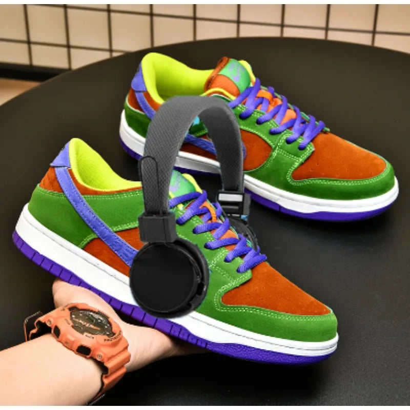 Unisex Low Top Casual Sports Shoes Four Seasons Can Wear Outdoor Leisure Over Transfer Leather Casual Shoes  Generation Sneakers - Premium  from Lizard Vigilante - Just $42.99! Shop now at Lizard Vigilante