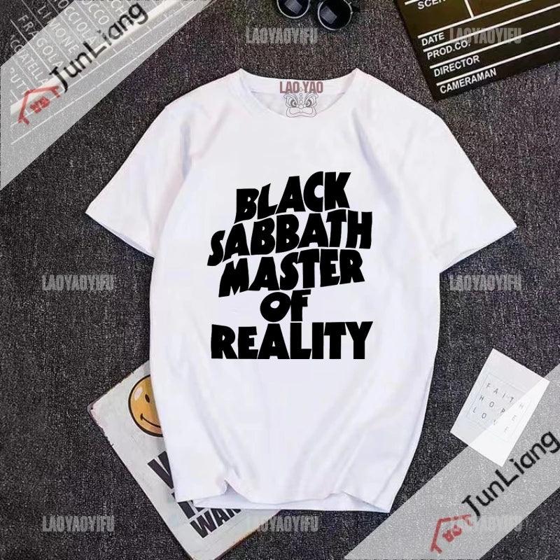 Black Sabbath T-shirts for Women Heavy Metal Rock Unisex Streetwear Women's T-shirt Harajuku Men's Clothing Tops Goth Clothes - Premium T-Shirt from Lizard Vigilante - Just $23.99! Shop now at Lizard Vigilante