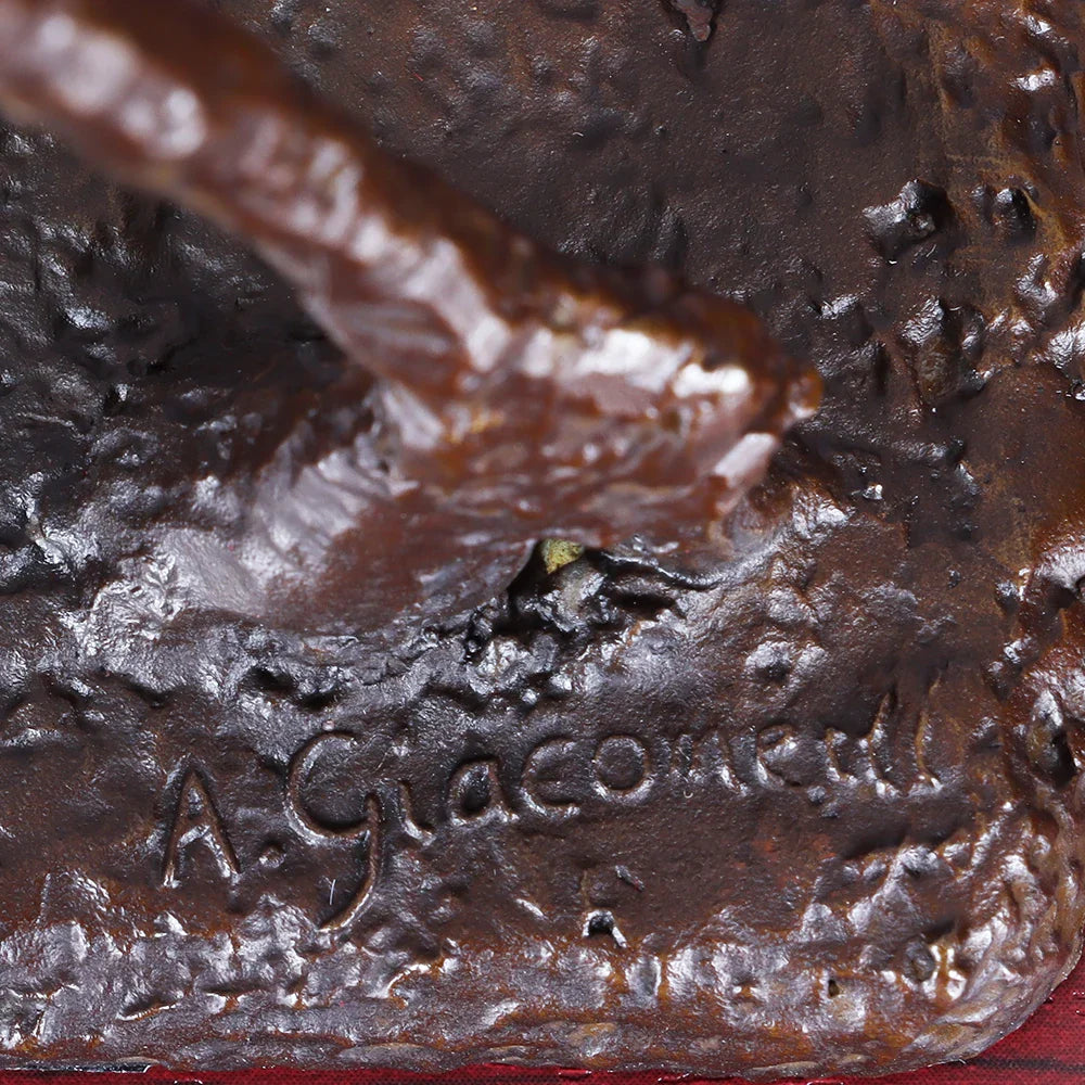 Giacometti Sculpture Bronze Walking Man Statue Replica Famous Abstract Skeleton Collection Figurine Home Decor