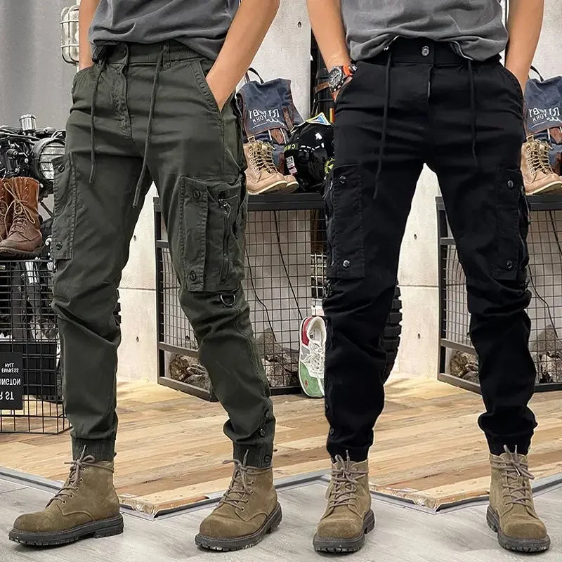 Men's Cargo Pants Motorcycle Biker Loose Trousers – Slim Hiking Trekking Outdoor Long Casual Pants (Spandex Oversize, Spring & Autumn) - Premium pants from Lizard Vigilante - Just $58.99! Shop now at Lizard Vigilante