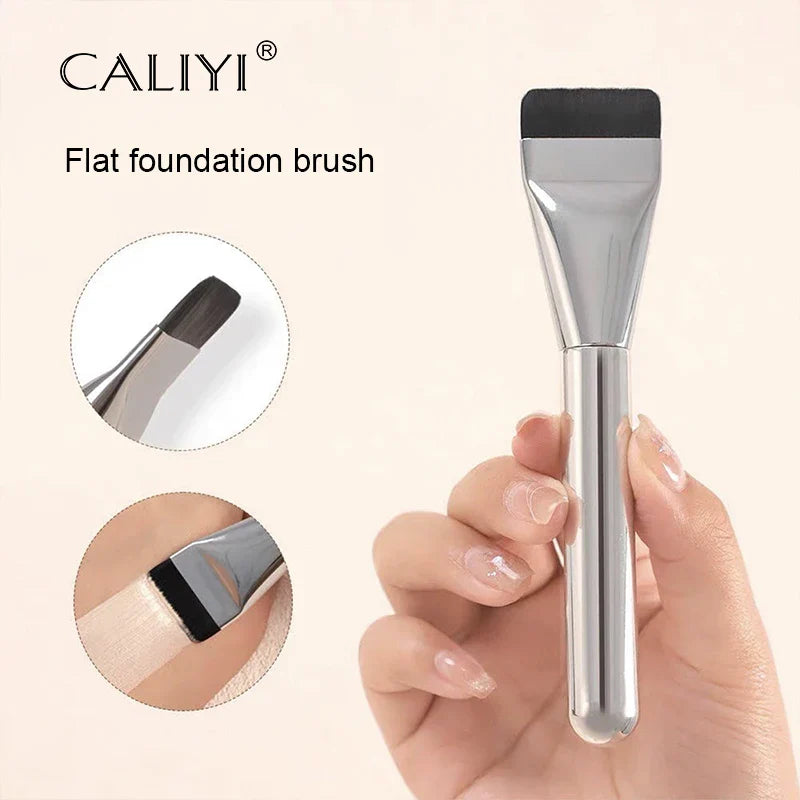 1/3 PCS Flat-head Foundation Brush Ultra-thin Brush Head Traceless Foundation Makeup Brush Cosmetic Tools