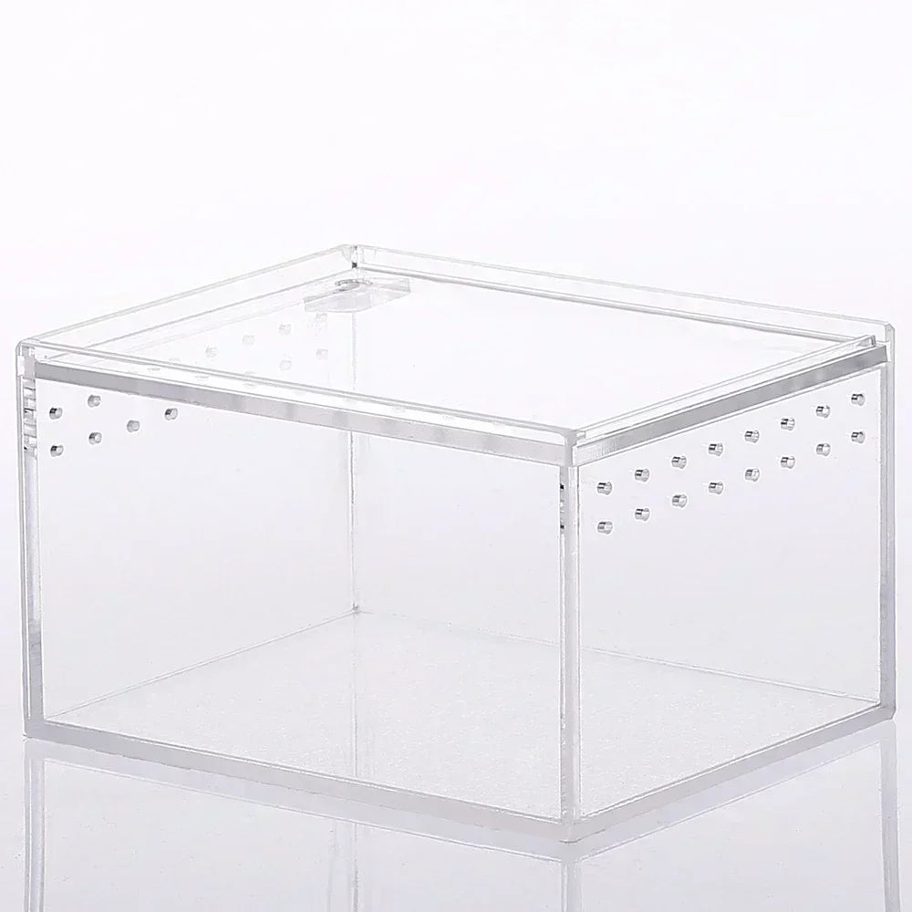 Reptile Breeding Box Transparent Acrylic Spider Lizard Amphibian Terrarium Leak-proof Pet Habitat Arboreal Tarantula Enclosure - Premium pet supplies from Lizard Vigilante - Just $29.99! Shop now at Lizard Vigilante