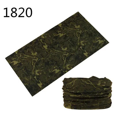 Camouflage Seamless Magic Bandana Buffs Neck Gaiter Paisley Headband Cycling Fishing Tube Face Shield Men Women Scarf Mask Cap - Premium neck gaiter from Lizard Vigilante - Just $5.99! Shop now at Lizard Vigilante