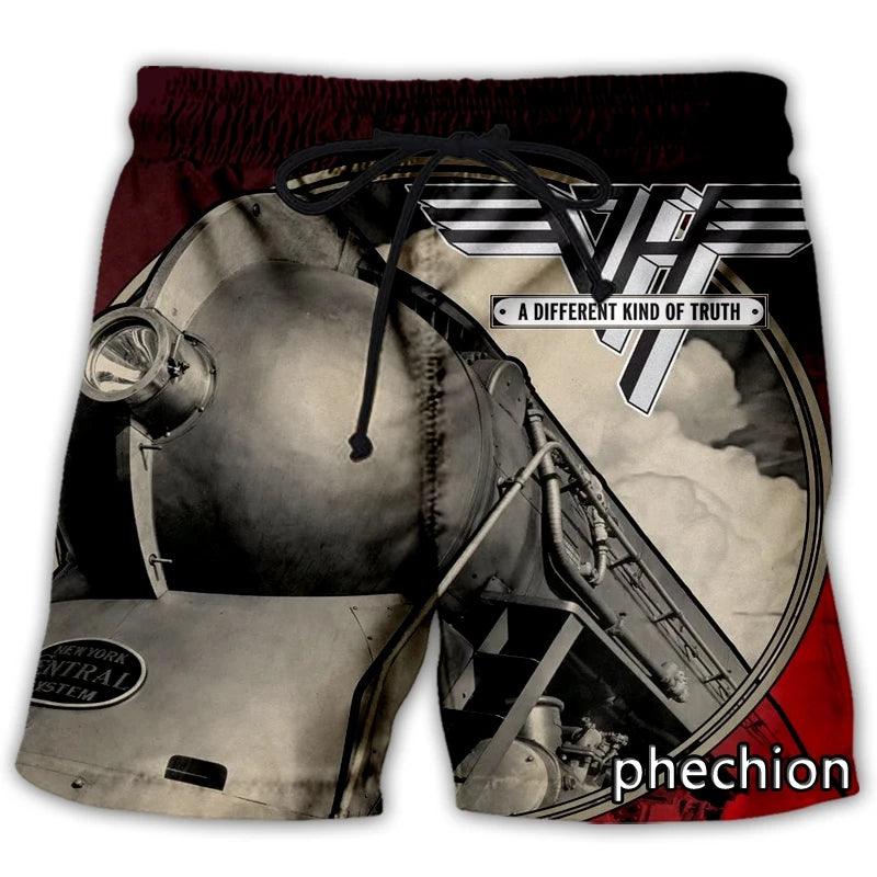 Men/Women Van Halen Band 3D Printed Casual Shorts Streetwear Men Loose Sporting Shorts L141 - Premium  from Lizard Vigilante - Just $26.99! Shop now at Lizard Vigilante