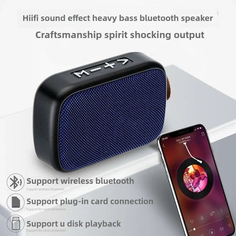 Mobile phone wireless Bluetooth speaker, subwoofer, loud volume payment voice announcer, card slot small speaker
