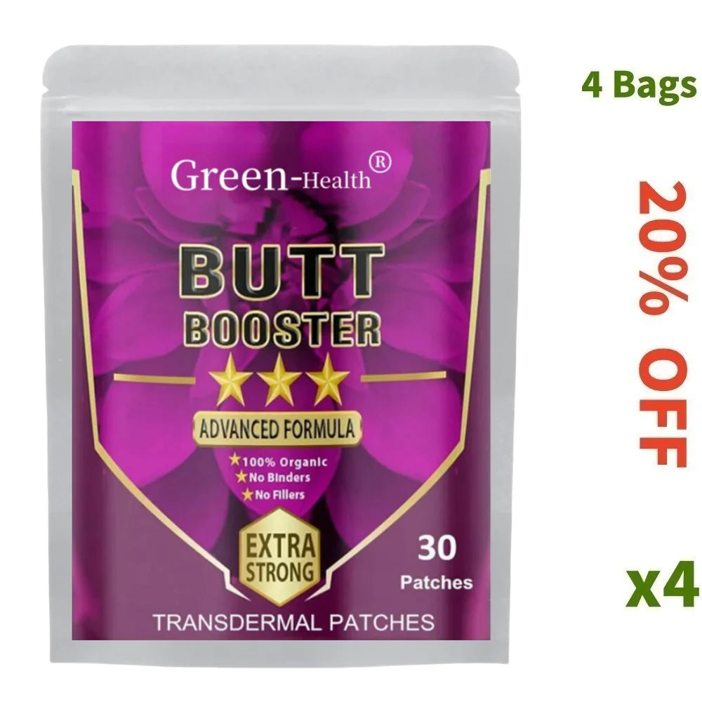 Butt Enhancement Transdermal Patches – Booty Enlargement Patches for Shape, Lift, and Firmness (30 Patches) - Premium transdermal patches from Lizard Vigilante - Just $12.99! Shop now at Lizard Vigilante