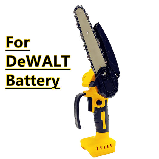 Inferno Blade 6-Inch Cordless Chainsaw – Compact Woodworking Dynamo Powered by DeWALT 18V/20V Batteries, Revolutionizing Garden & Logging Tools - Premium chainsaw from Lizard Vigilante - Just $83.99! Shop now at Lizard Vigilante