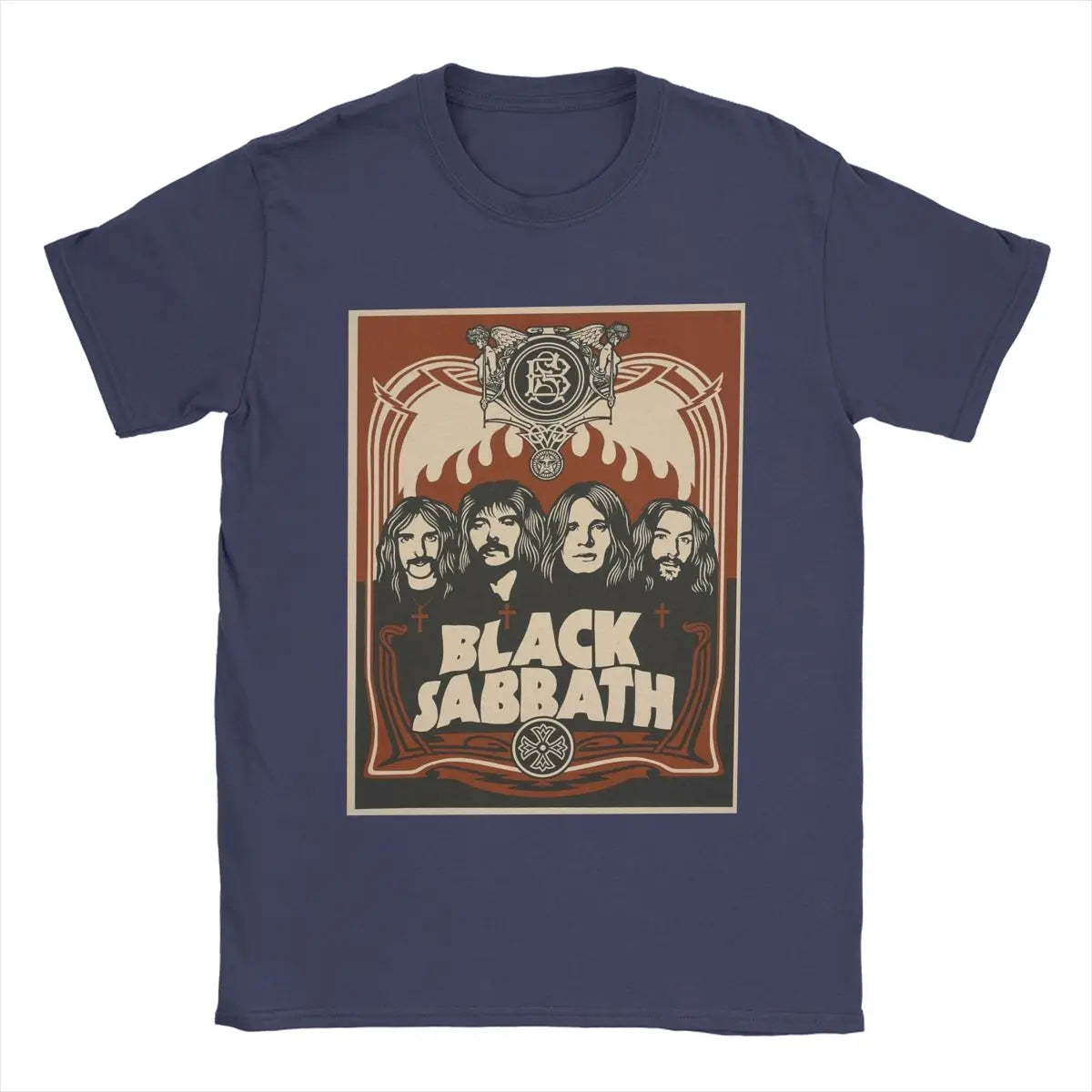 New Arrival Men Women Vintage Black Sabbaths Band Poster T Shirt Apparel Heavy Metal Pure Cotton T-shirt Clothing Novelty Tees - Premium tee from Lizard Vigilante - Just $21.99! Shop now at Lizard Vigilante