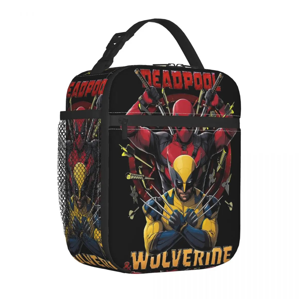 D & W Superhero Lunch Bag – Deadpool-Inspired Leakproof Thermal Meal Tote for Men, Women, Office, and Picnic Adventures - Premium lunch bag from Lizard Vigilante - Just $23.88! Shop now at Lizard Vigilante