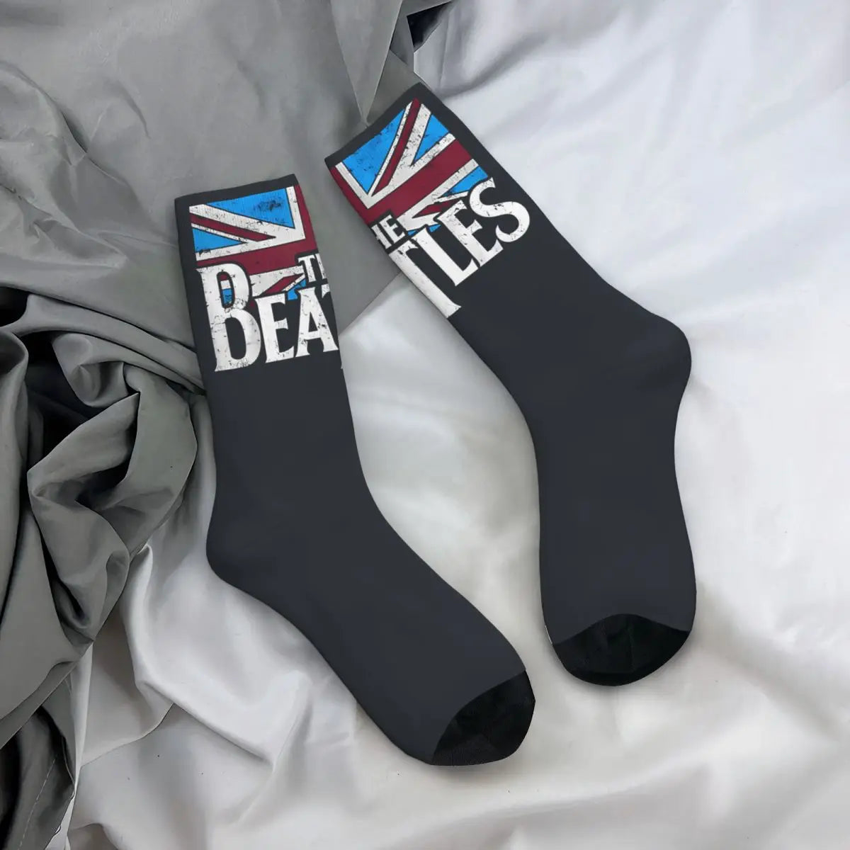 The Beatles Compression Socks: A Classic Rock Tribute - Premium Socks from Lizard Vigilante - Just $16.88! Shop now at Lizard Vigilante