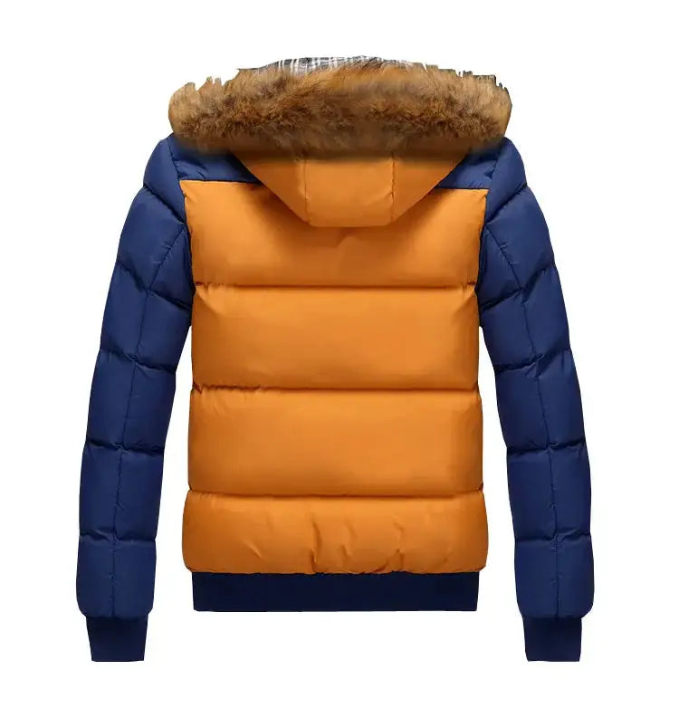 2023 New Jackets Men Winter Warm Faux fur Hoodies Outwear Slim Mens Coats Windbreaker Men Jacket chaqueta hombre MY132