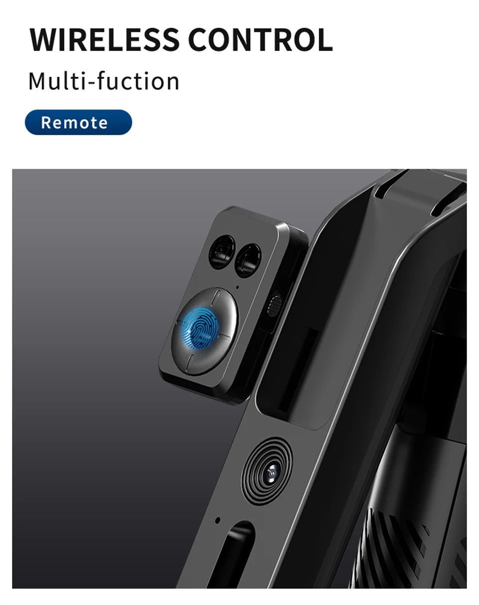 Fangtuosi IronClutch AI Tripod Gimbal — Bluetooth Selfie Stick & Smart Follow Stabilizer For Smartphones