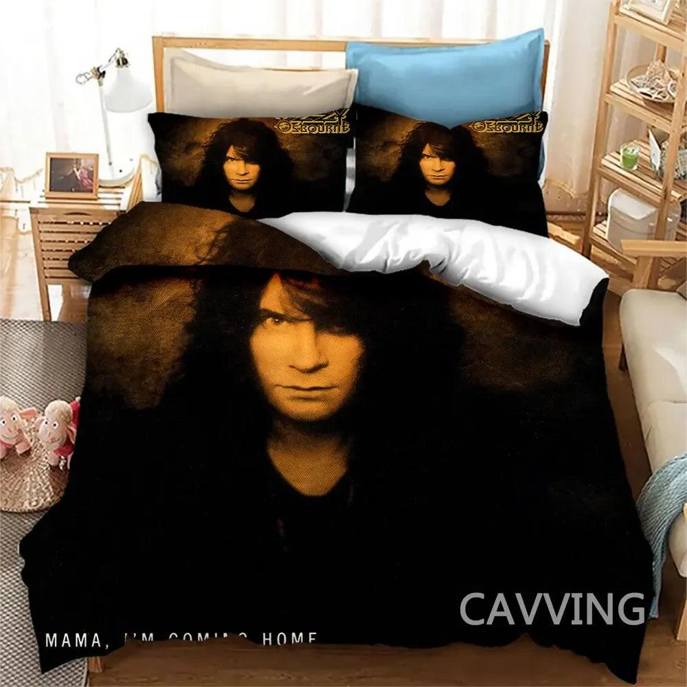 Dive into Heavy Metal Dreams with the Ozzy Osbourne 3D Bedding Set - Premium bedding from Lizard Vigilante - Just $63.99! Shop now at Lizard Vigilante