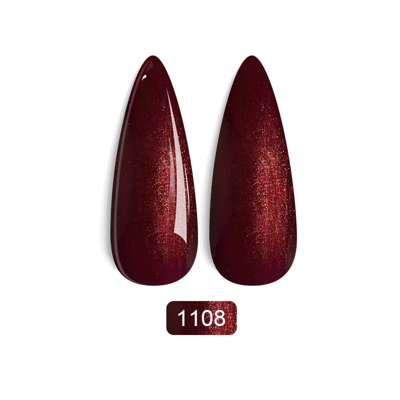 Rainbow Ghini Ultra Shiny Glitter Gel Nail Polish Semi-permanent Gellack UV Varnish Gold Silver Metal Gel Nail Art Wholesale Top