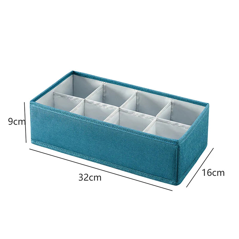 Fabric Underwear Bra Storage Box Underwear Sorting Box Panty Socks Compartment Storage Box Drawer Organizer Home Storage