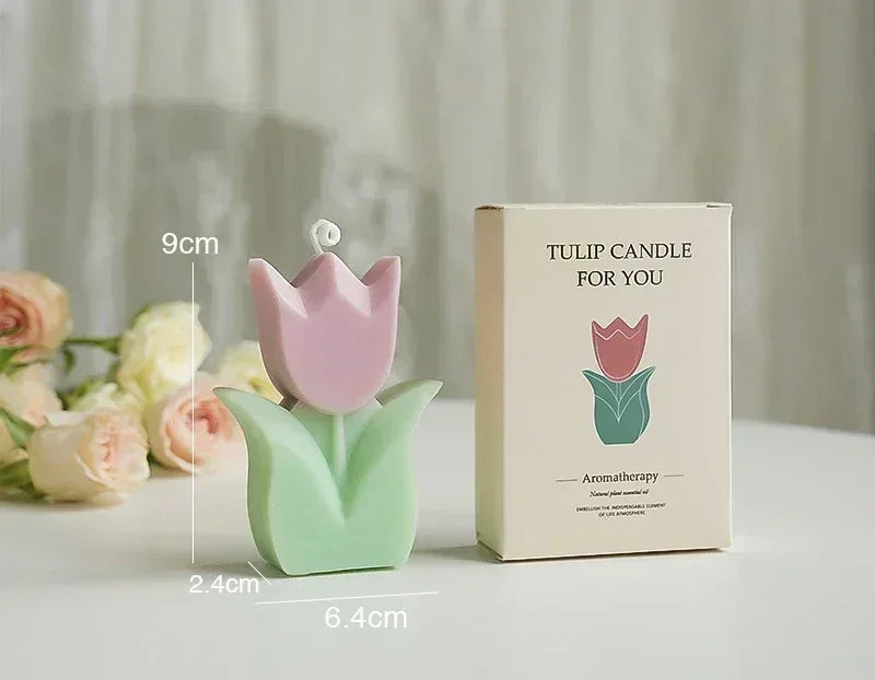 Exquisite Tulip-Fragrance Candles: Ideal Wedding Keepsakes, Luxurious Home Ambiance & Heartfelt Birthday Presents for Women