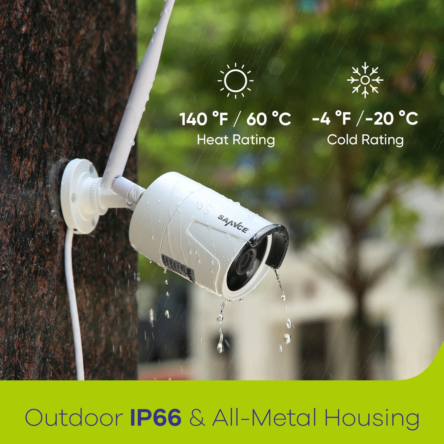 SANNCE “Midnight Surveillance Riot” 8CH FHD 3MP Wireless Security System — 5MP NVR, AI Detection, Night Vision & Audio Fury