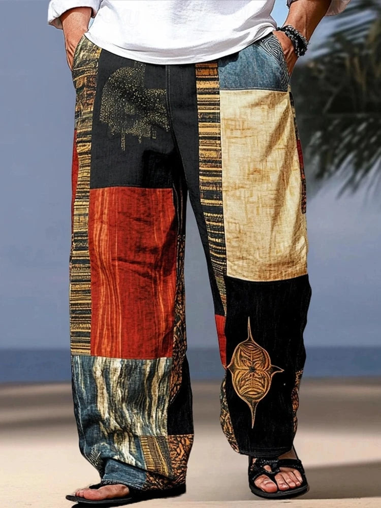 Stripe Geometry Street Riot Trousers