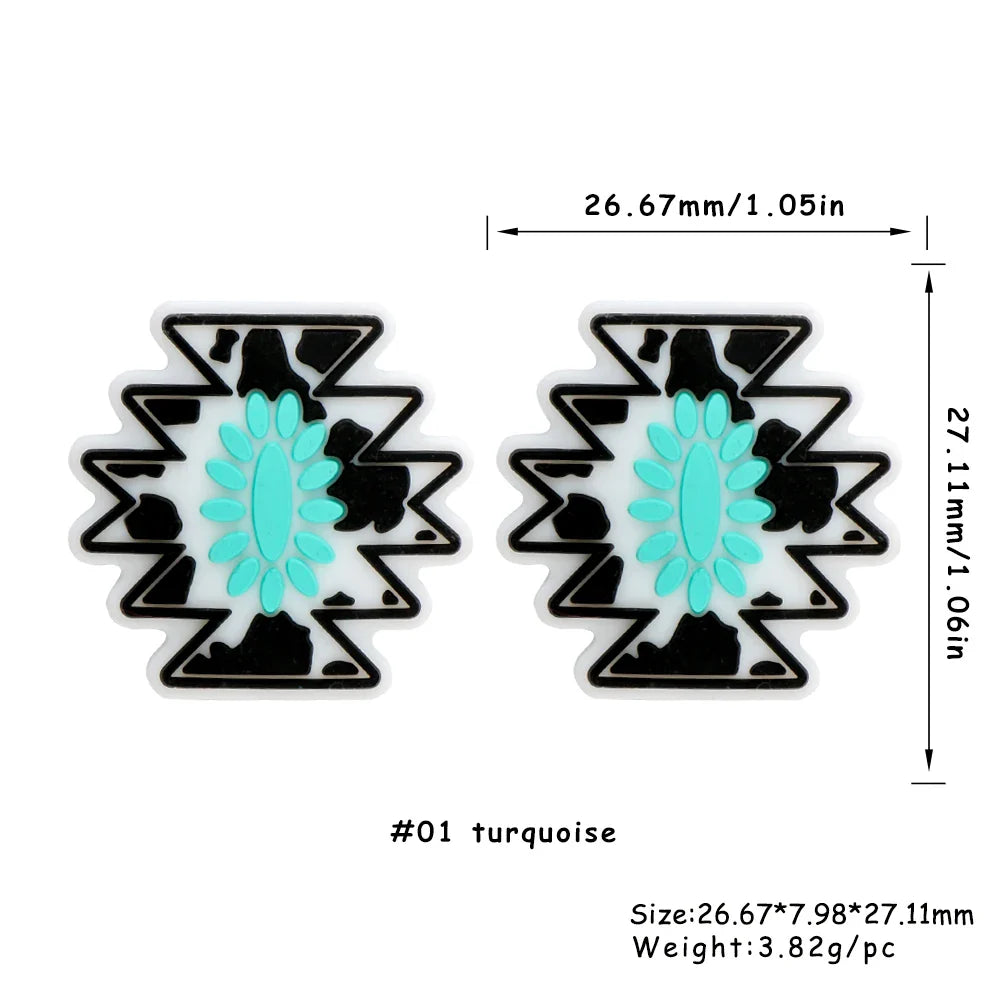 Kovict 5/10Pcs New Focal Silicone Beads Easter Series Bead For Jewelry Making DIY  KeyChain Bracelet Necklace Pen Accessories