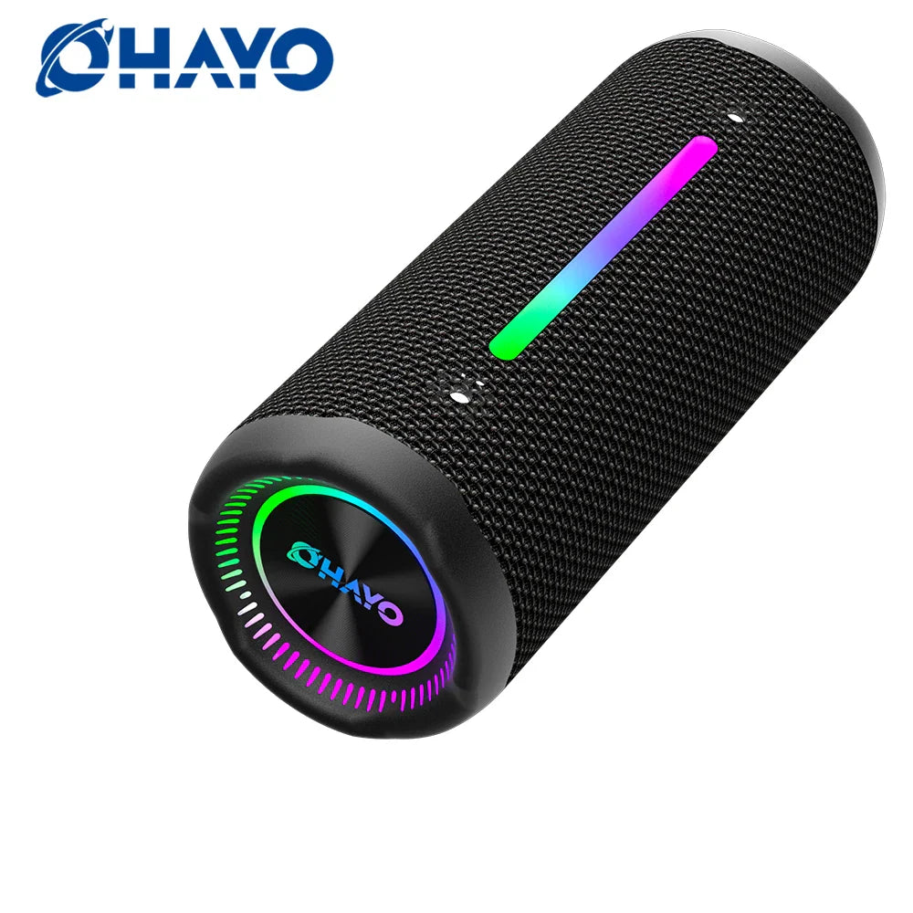 Ohayo Portable Waterproof Bluetooth Speaker 35W Drivers with Powerful 360-Degree Sound and Thundering Bass,TWS,IPX7 Waterproof