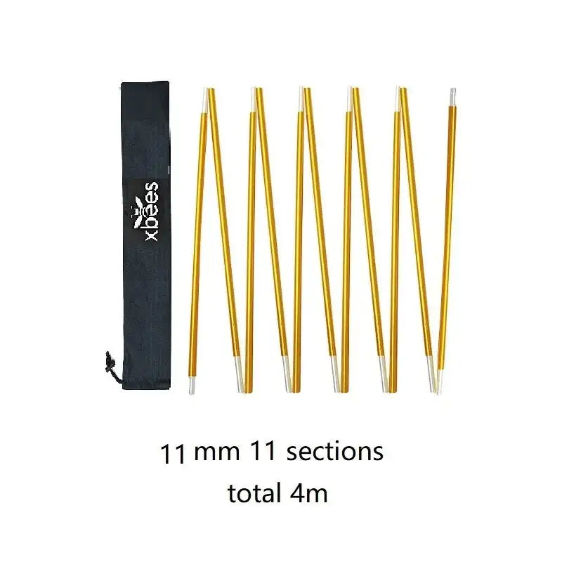 Camping Alloy Tent Poles DIY Tent Rod Skeleton 8.5mm 9.5mm 11mm