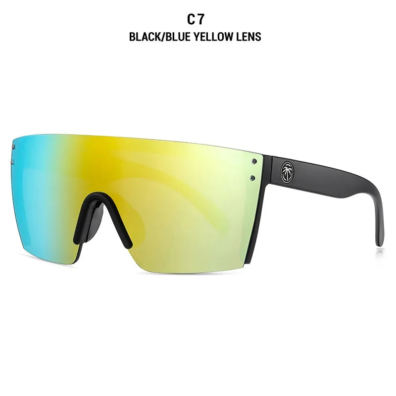 Heat Wave Square Polarized Sports Sunglasses UV400 for Men and Women