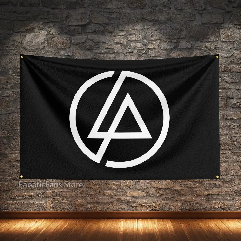 Linkin Park Rock Music Polyester Flag – Digital Printed Hanging Banner for Decoration - Premium flag from Lizard Vigilante - Just $15.99! Shop now at Lizard Vigilante