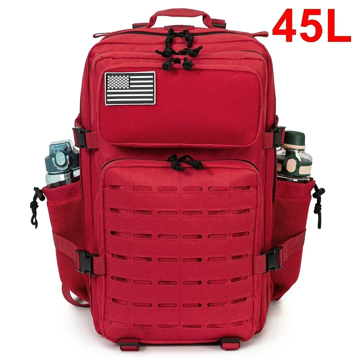 25L/45L Tactical Backpack Outdoor for Men and Women heavy duty Bag Small School Rucksack Hiking backpac kwith Bottle Holder - Premium backpack from Lizard Vigilante - Just $49.99! Shop now at Lizard Vigilante