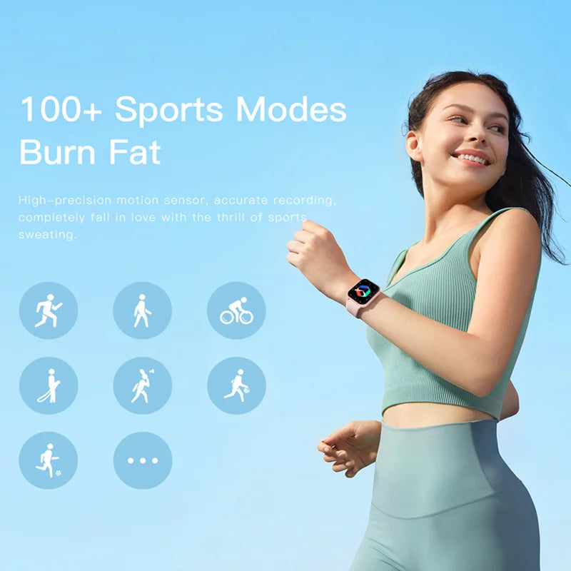 Smart Watches for Man Original 1.83 Inch HD Screen Receive Call Message Reminder Music Play AI Voice Multifunctional Smartwatch